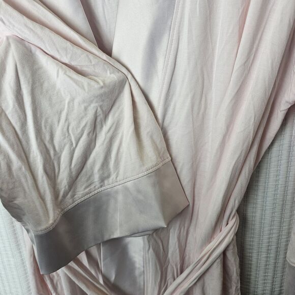 Faceplant Dreams Bamboo Kimono Robe‎ Pink Small/Medium Sexy Silky Bathe Luxury - Picture 4 of 11